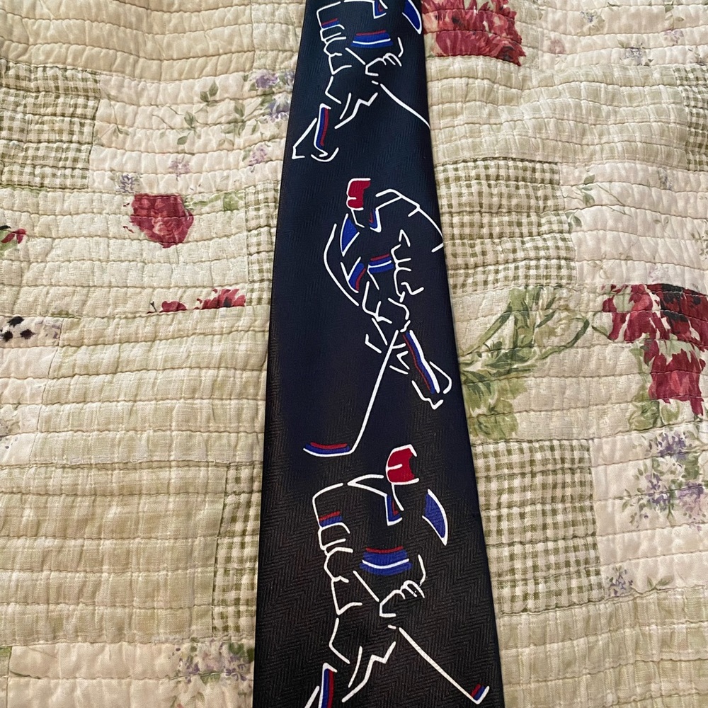 Men’s New Hockey Polyester Tie